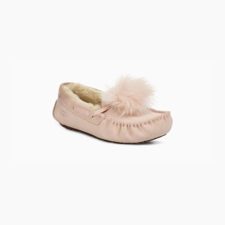 UGG Dakota Pom Pom - Tøfler Dame - Lyse Rosa (NO-Q280)